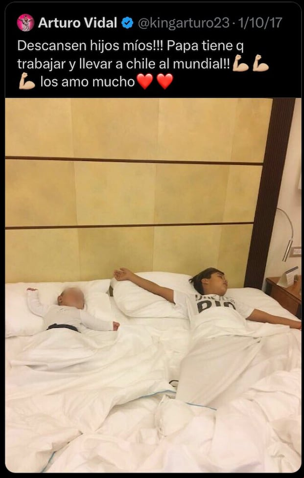 Arturo Vidal eliminó su famoso post en 'X'. (Foto: X)