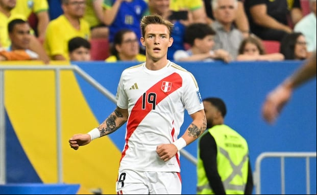 Oliver Sonne ingresó en el segundo tiempo en el duelo frente a Ecuador. (Foto: AFP)
