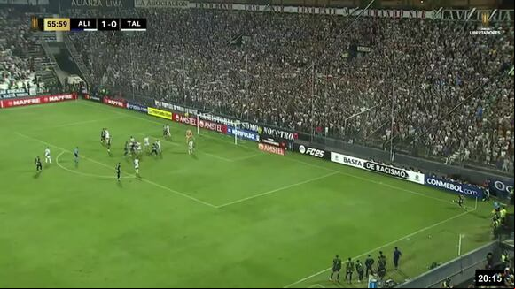Doblete de Paolo Guerrero para el 2-0 de Alianza Lima vs Talleres por Copa Libertadores. (Video: Telefe)